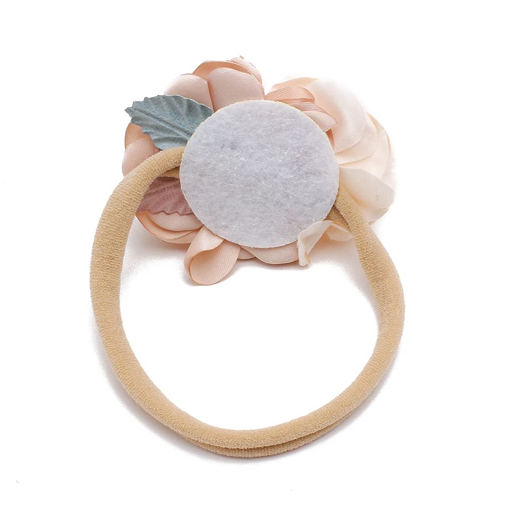 Cherrboll white flower headband, versatile style for special occasions.