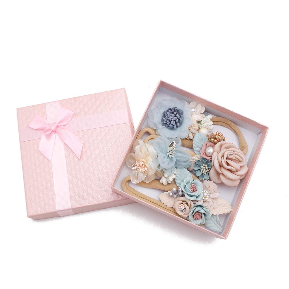 Cherrboll flower headbands stretch to fit growing babies for lasting wear.