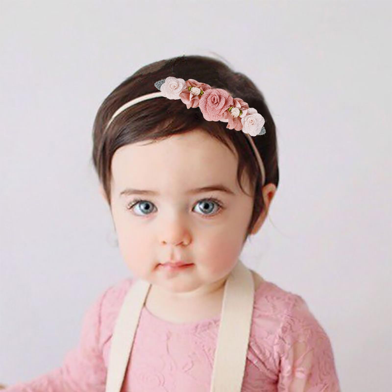 Cherrboll colorful floral headbands complement daily outfits.