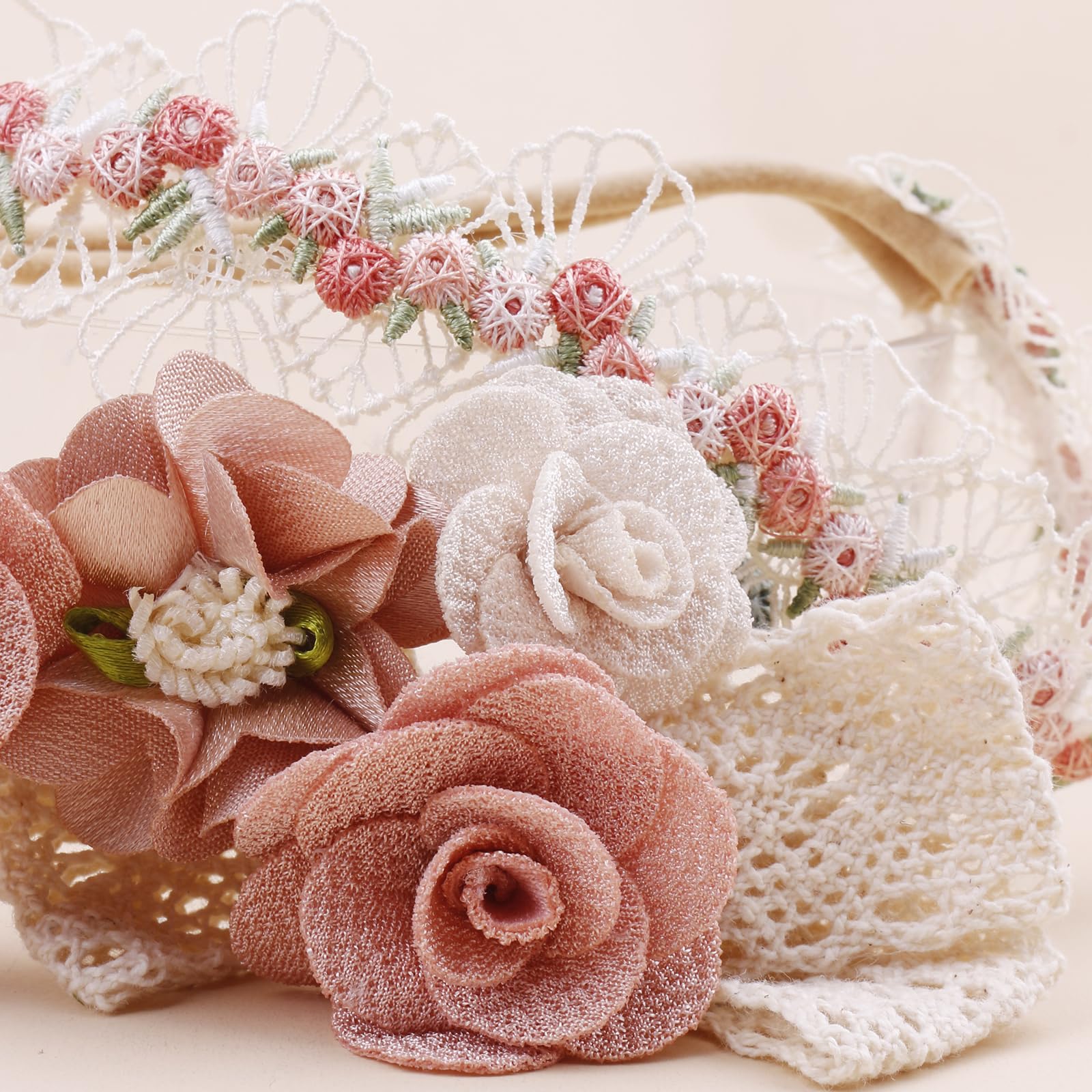 Cherrboll flower headbands ideal for photoshoots and party looks.