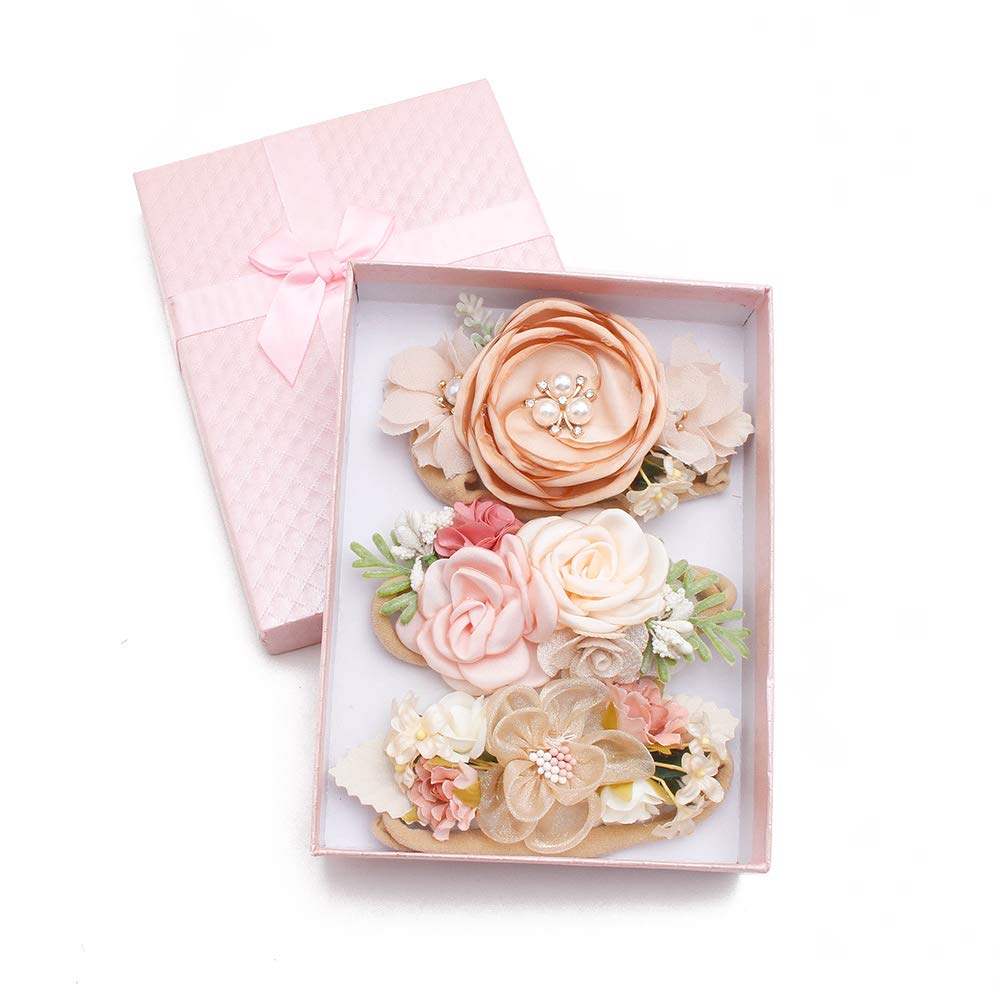 Cherrboll flower headbands set 2 in vibrant colors for daily outfits