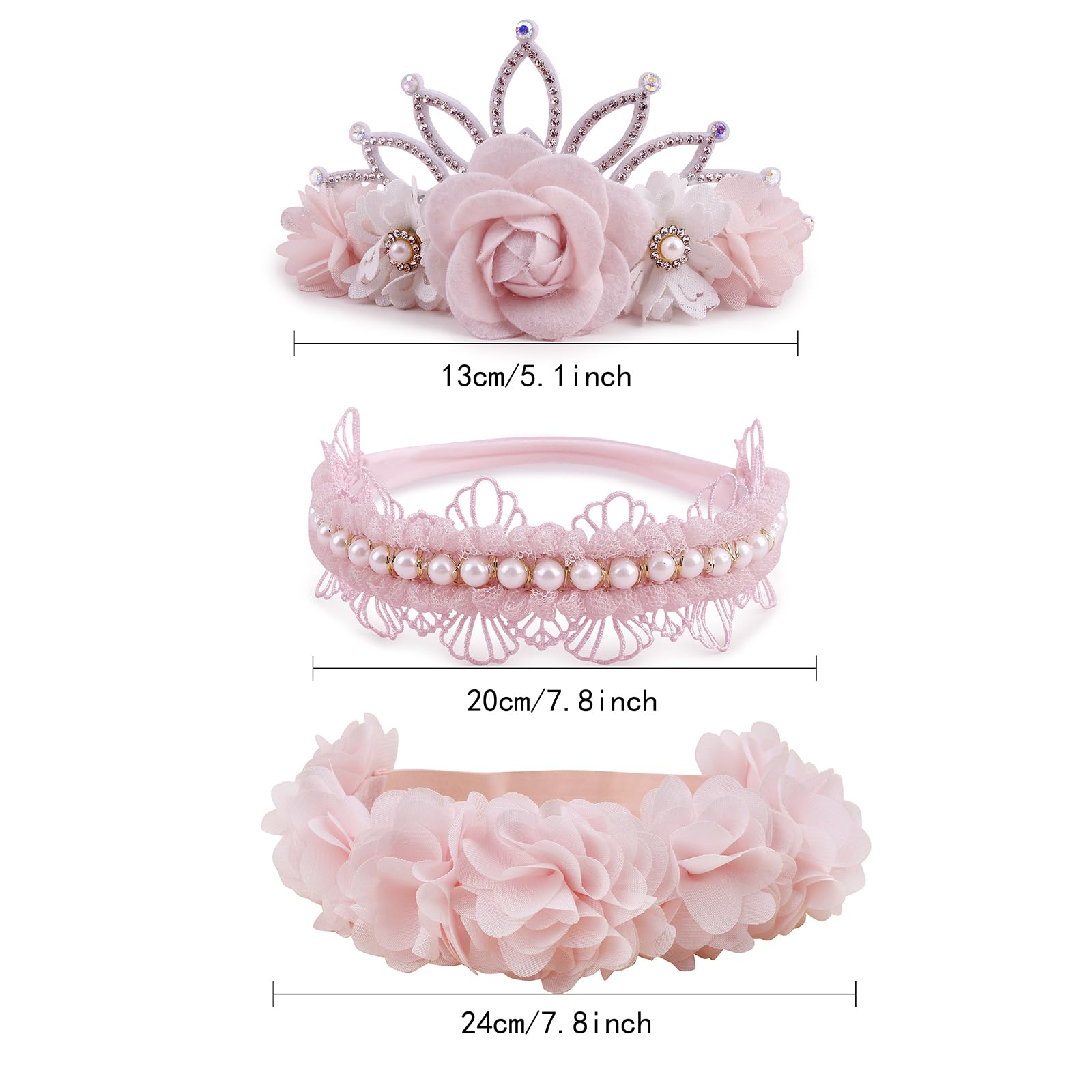 Cherrboll birthday photo headband for cute party moments