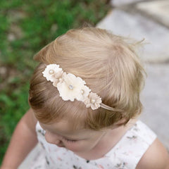 Colorful Cherrboll headbands pack adds vibrant floral styling to outfits.