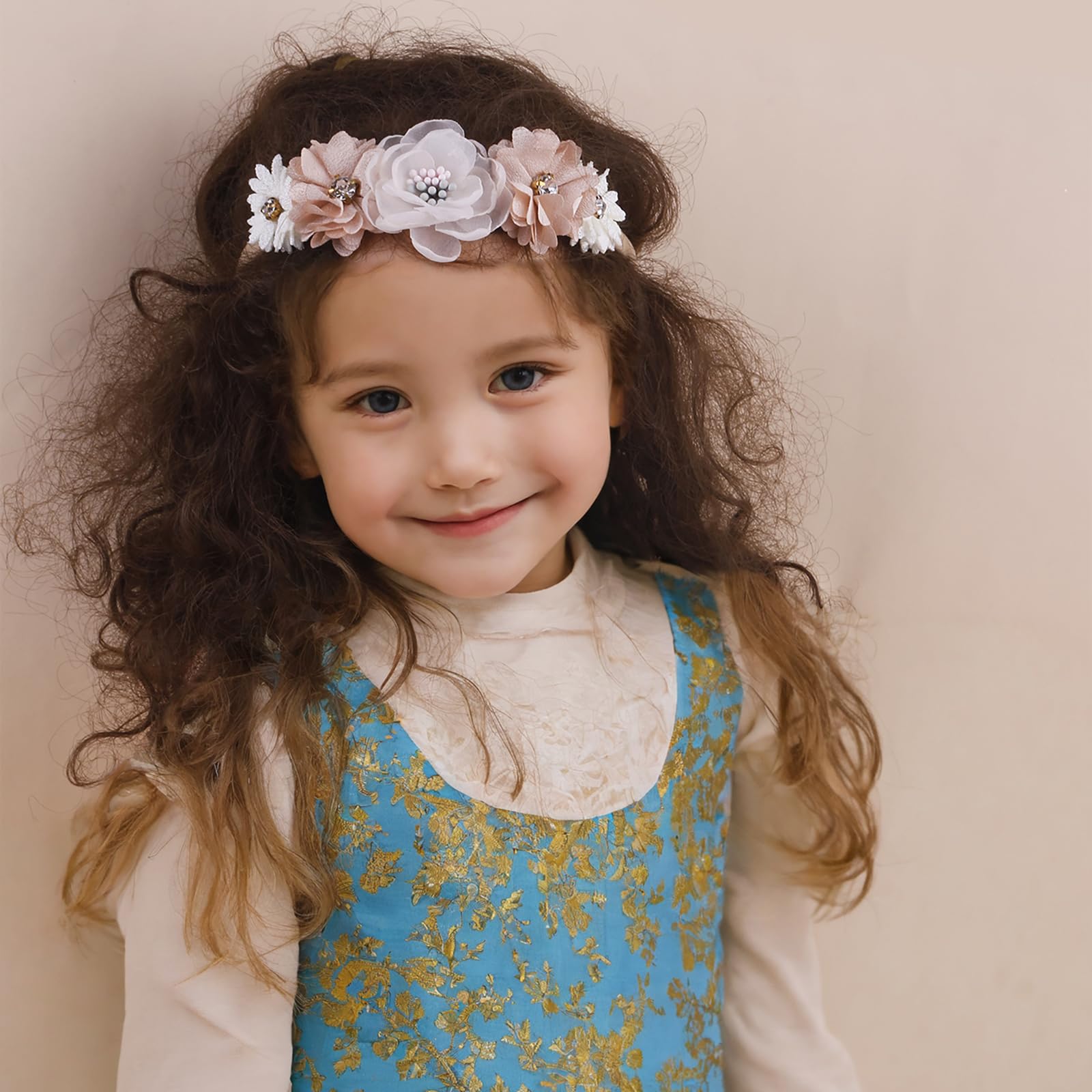 Cherrboll elastic headbands grow with child from newborn to toddler for secure fit
