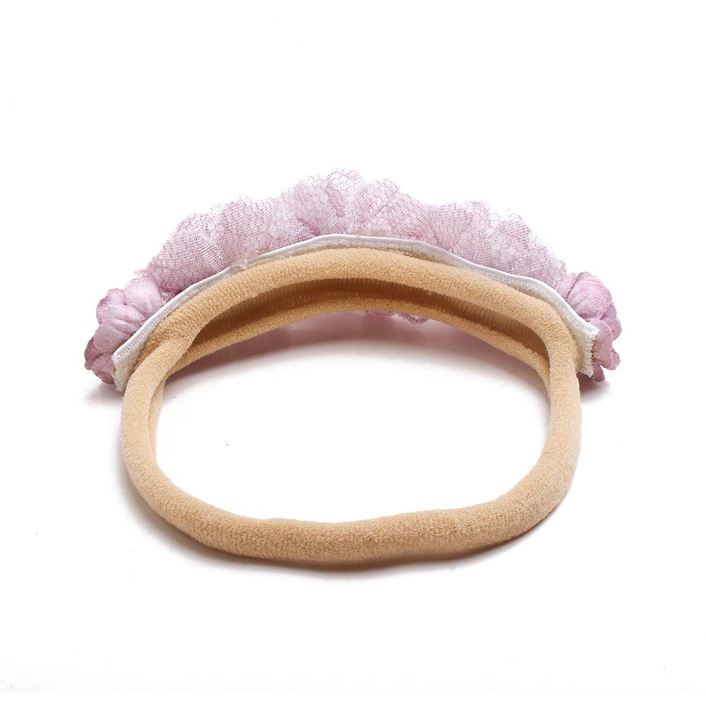Cherrboll elastic floral headbands provide secure fit without leaving marks