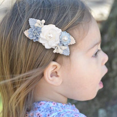 Cherrboll lavender petal clip adds charm to toddlers' outfits.