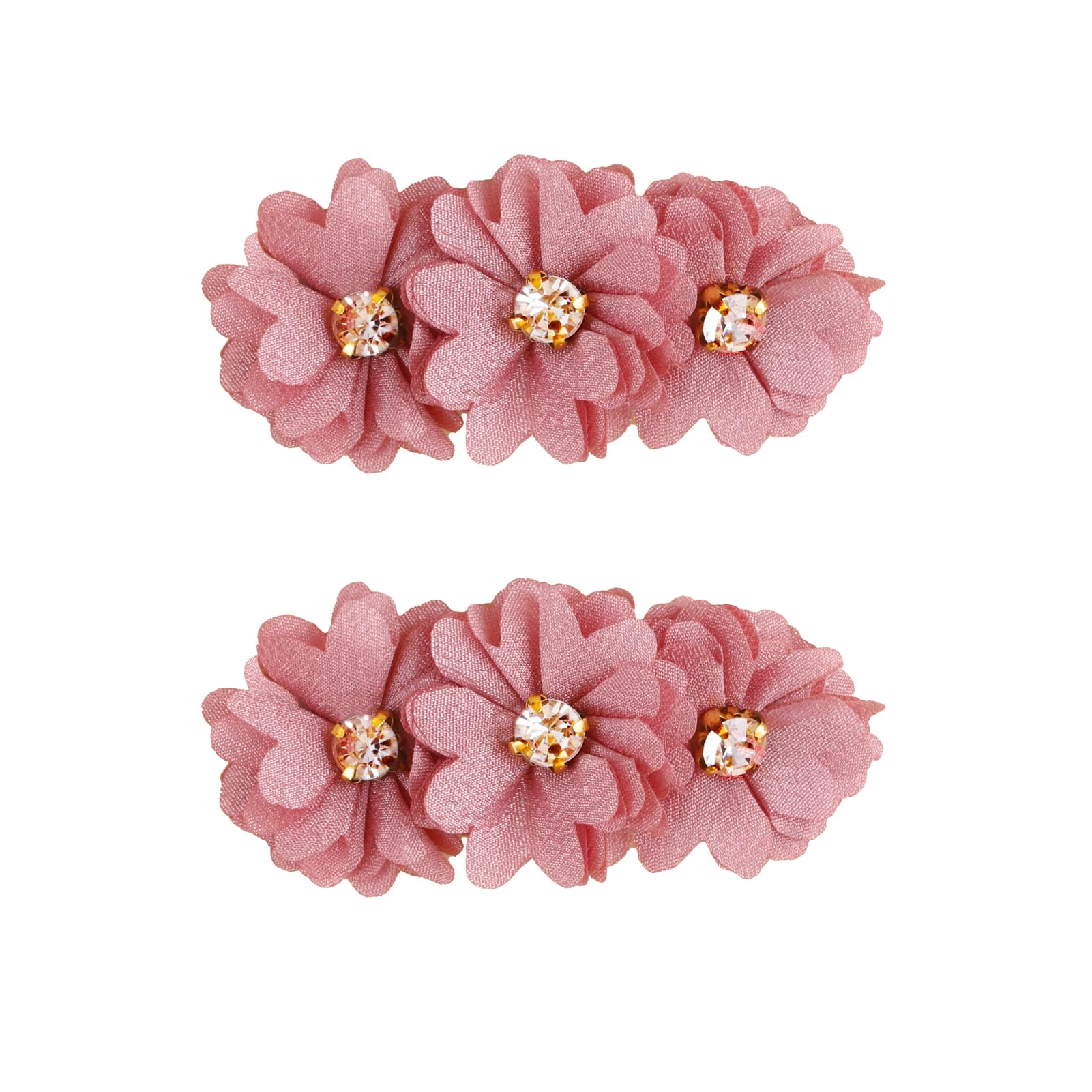 Cherrboll mint leaf flower clip adds a fresh touch to outfits.