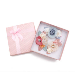 Cherrboll flower hair clips blue pattern for versatile everyday styling.