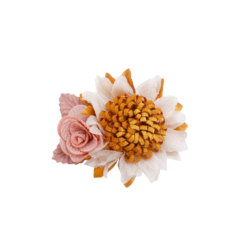 Cherrboll flower clips in assorted patterns for special occasions.