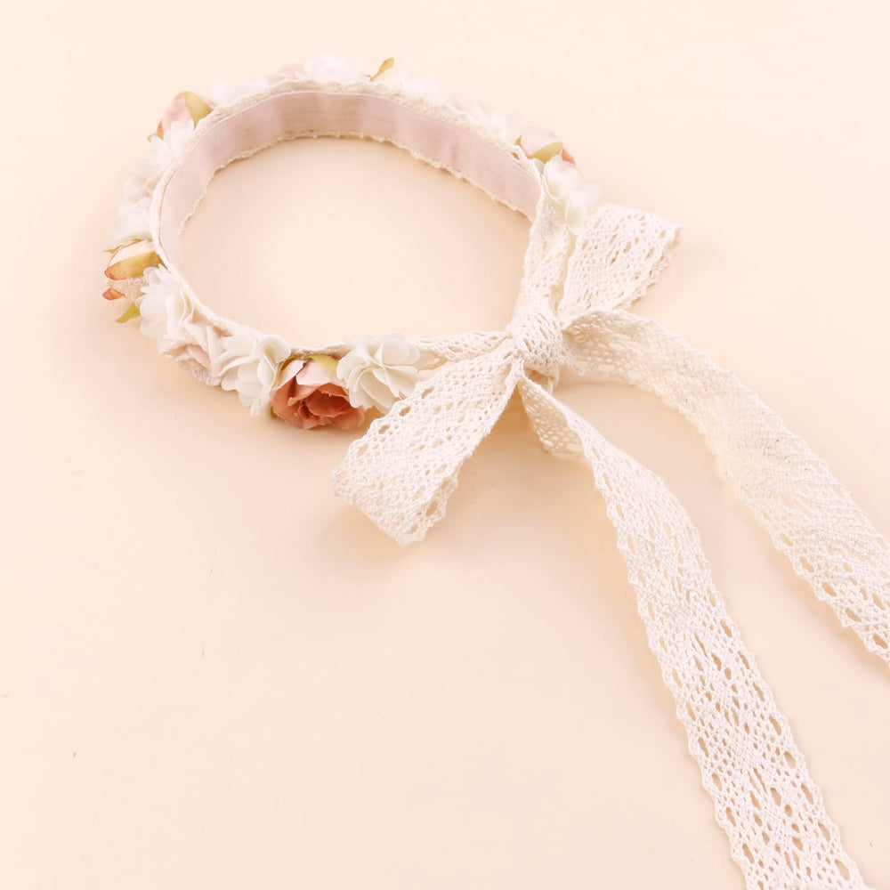 Cherrboll headband ideal photography prop for baby portraits.