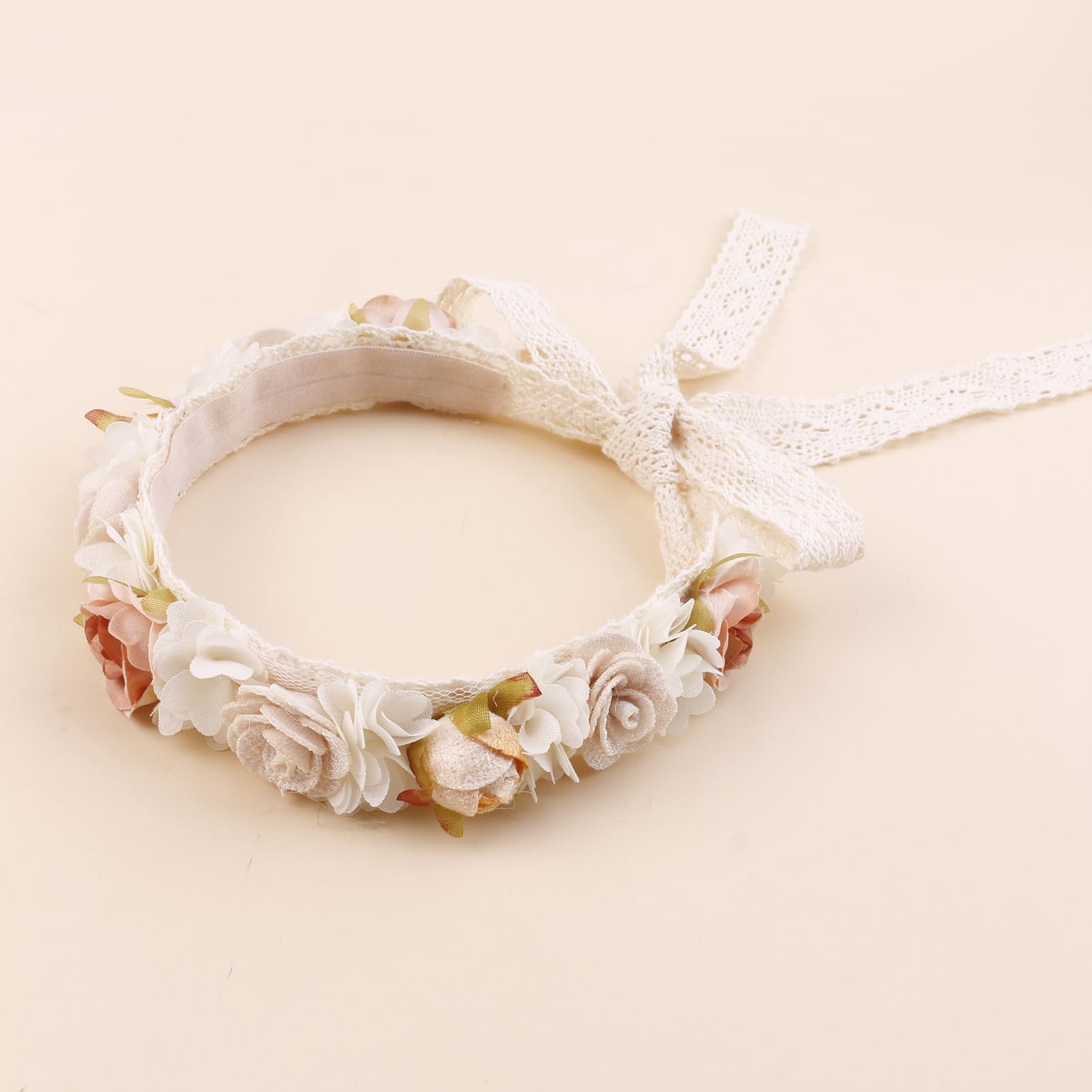 Cherrboll flower headband enhances formal outfits for weddings and events.