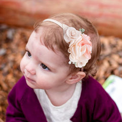 Cherrboll gift box headbands ready as a baby gift set.