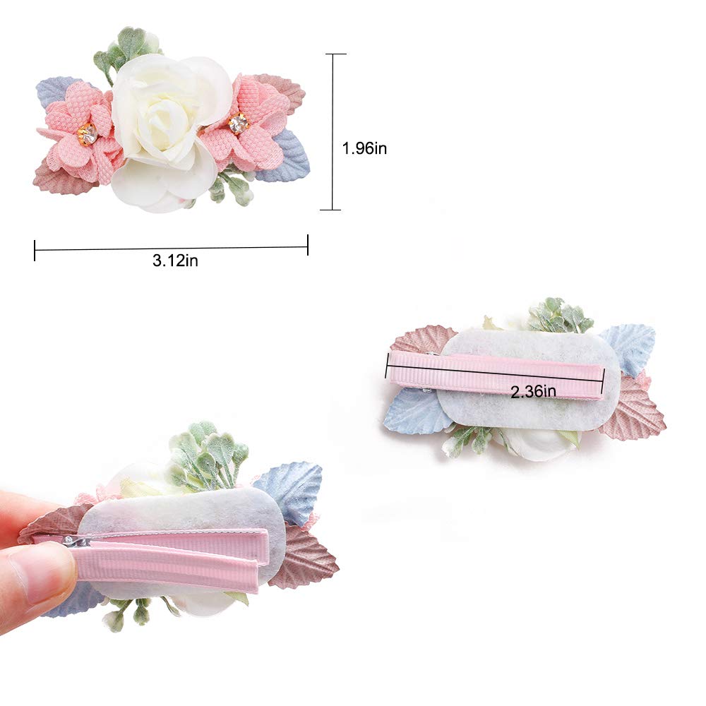 Cherrboll flower hair clips come in a gift-ready presentation.