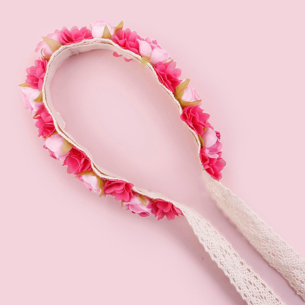 Cherrboll headband doubles as a photography prop for adorable newborn sessions