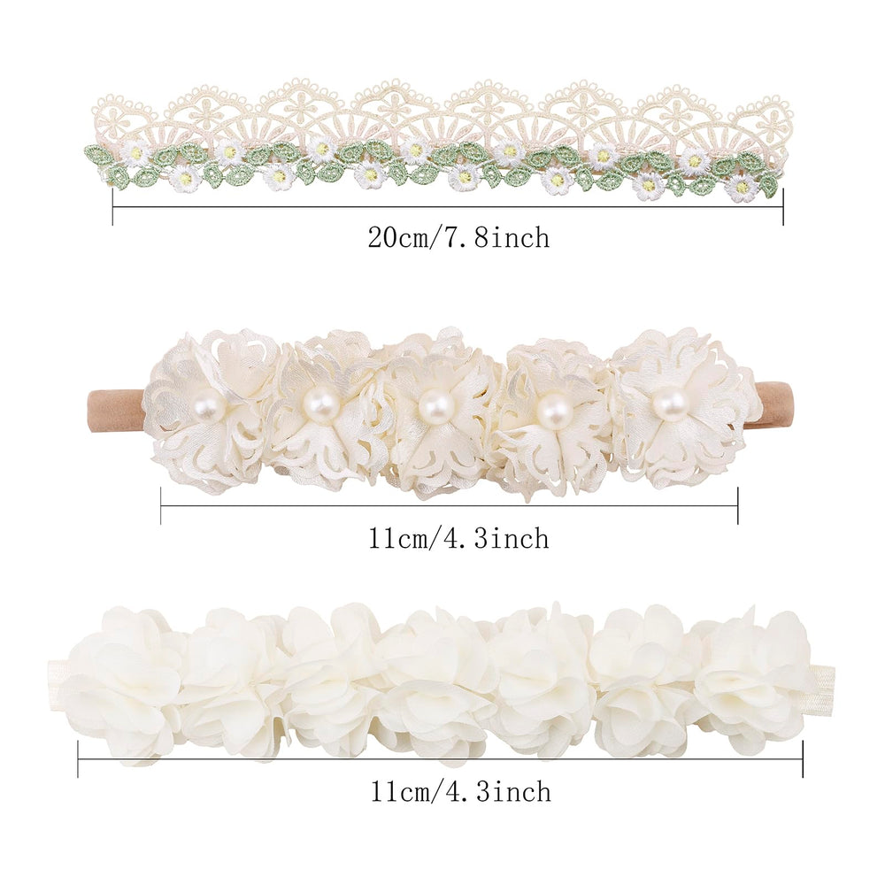Cherrboll headbands worn by a baby or toddler for cute looks