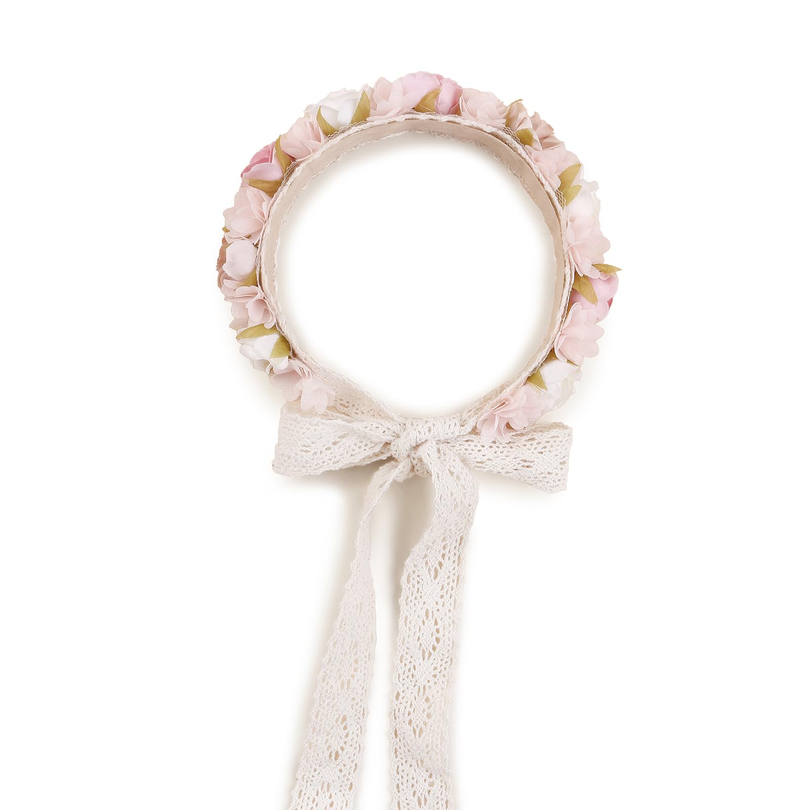 Cherrboll kids headband worn with an elegant floral look for outfits.