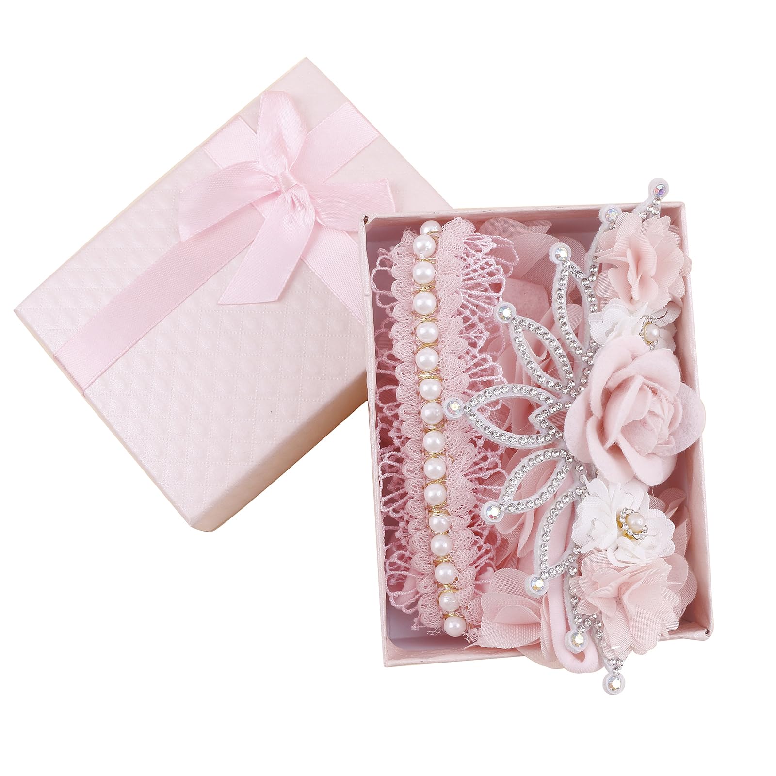 Cherrboll newborn headband with strong elasticity stays in place without marks