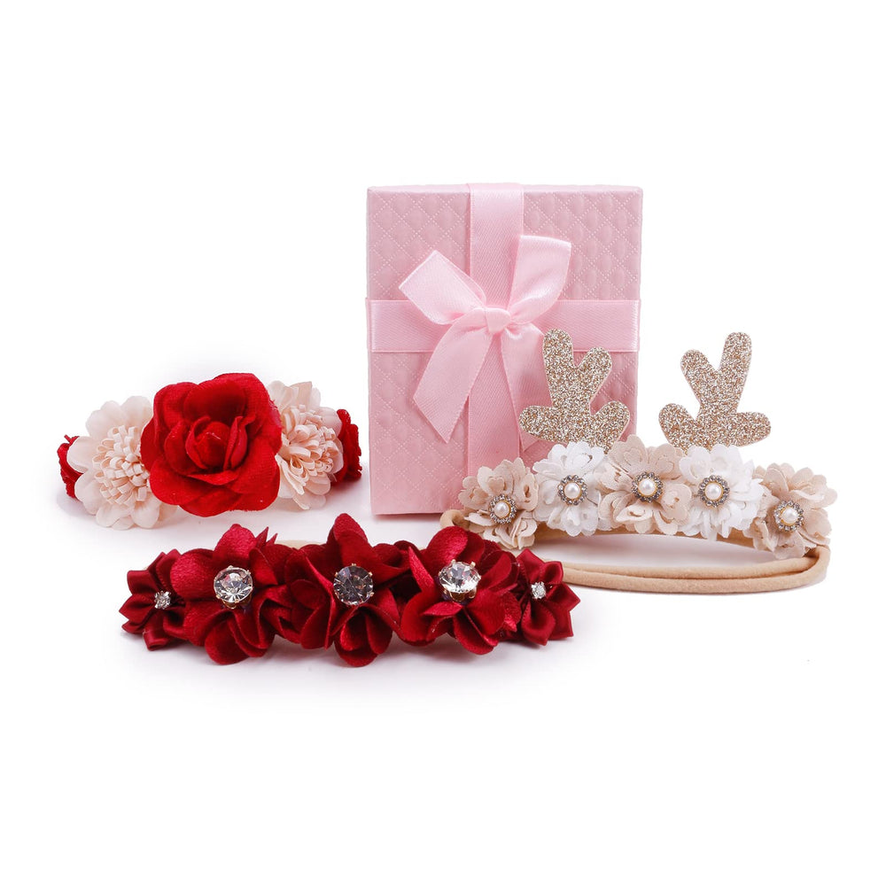 Cherrboll newborn soft headband, stretchy fit stays on without marks.