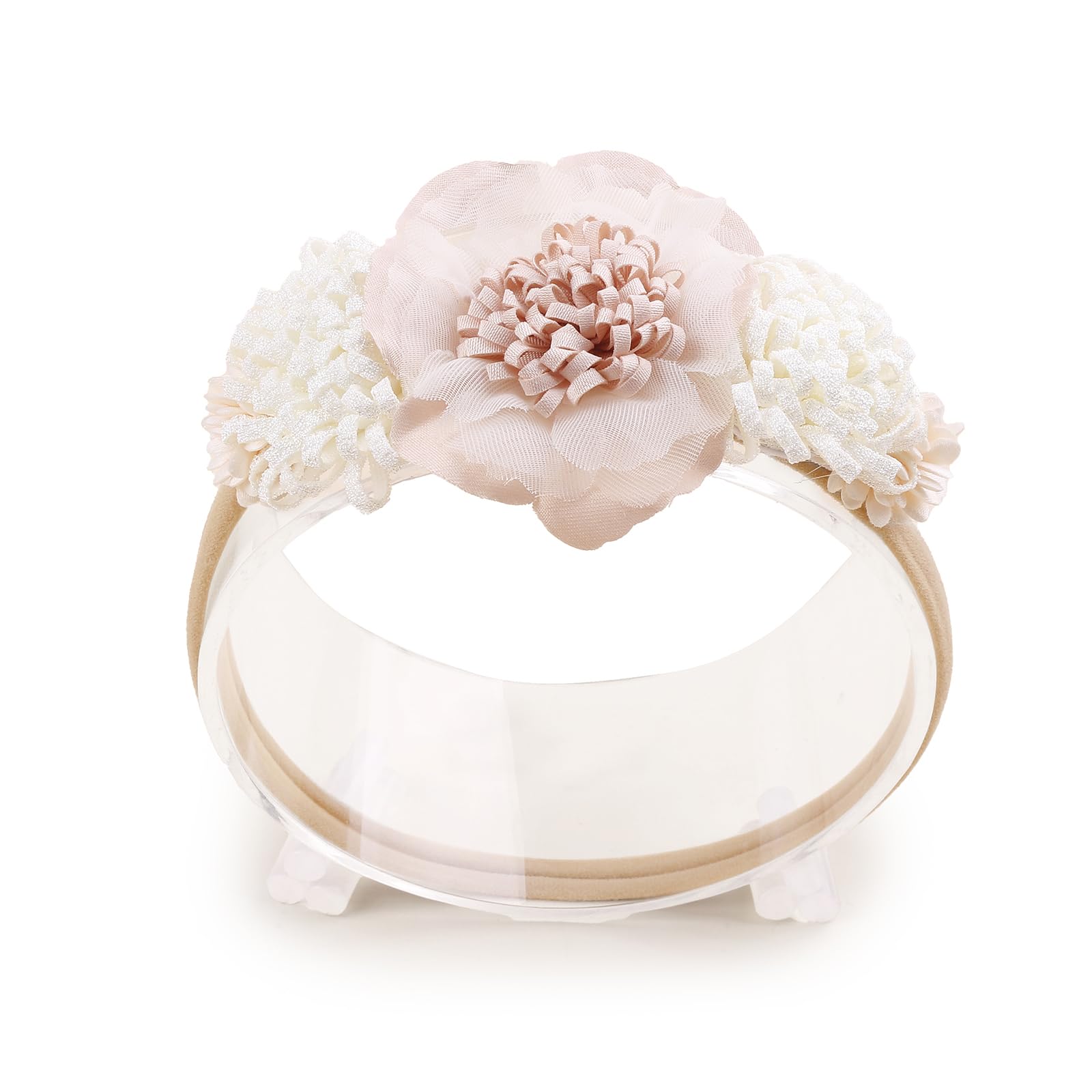 Cherrboll floral headbands ideal for baby and toddler photos.