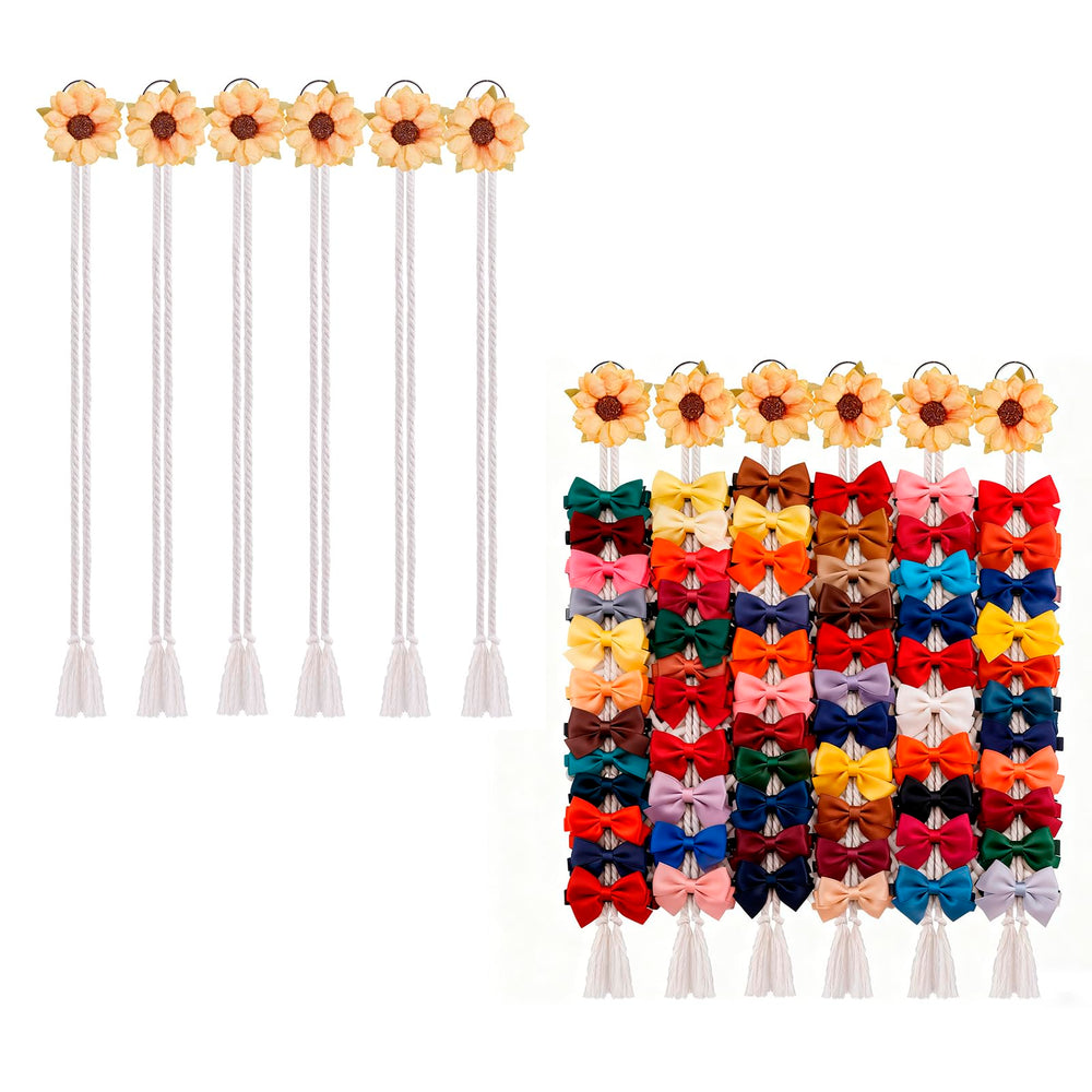 Cherrboll nursery bow storage adds color while organizing little accessories.