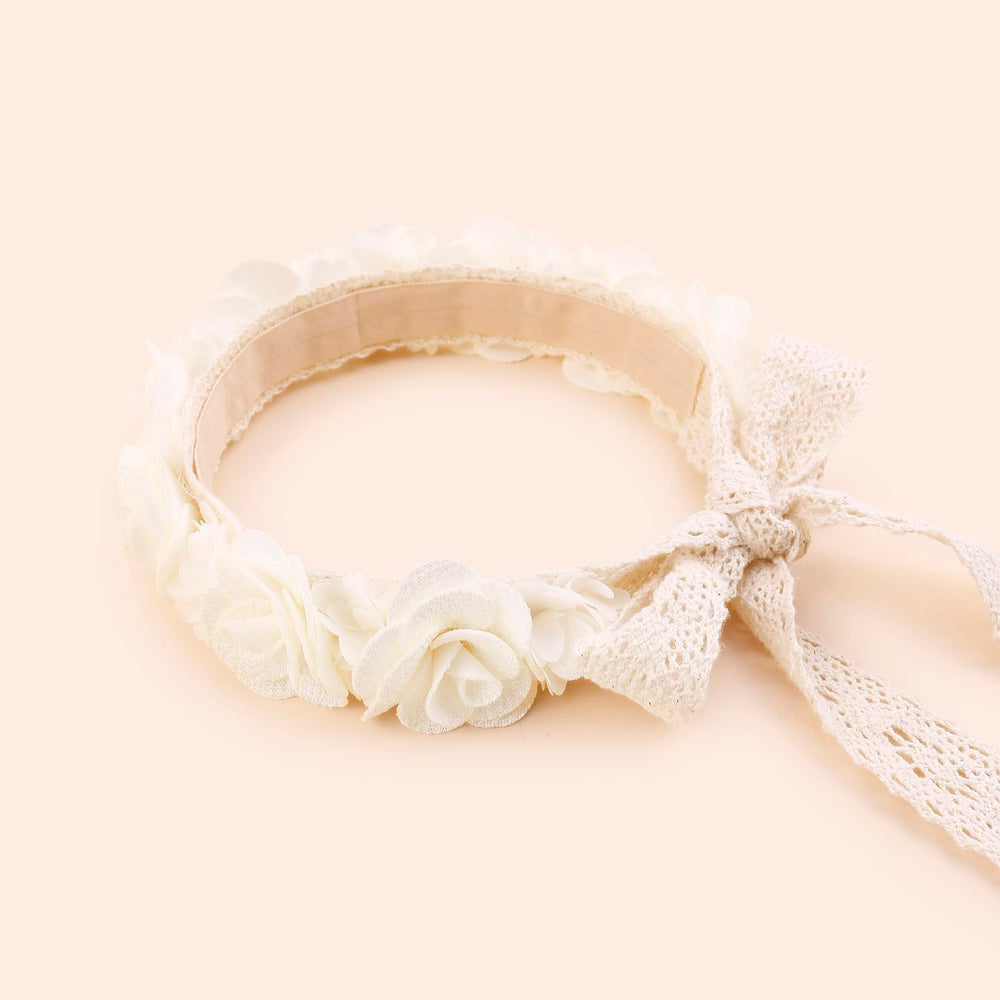 Cherrboll one-size-fits-all elastic headband grows with your child.