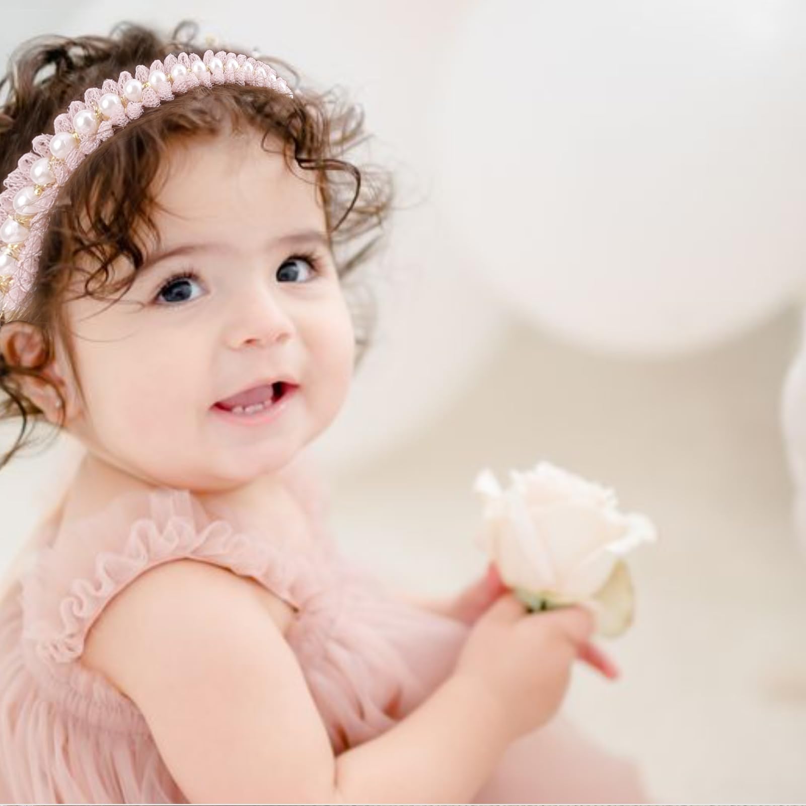 Cherrboll one-size stretchy headbands adapt from newborns to toddlers with gentle stretch.