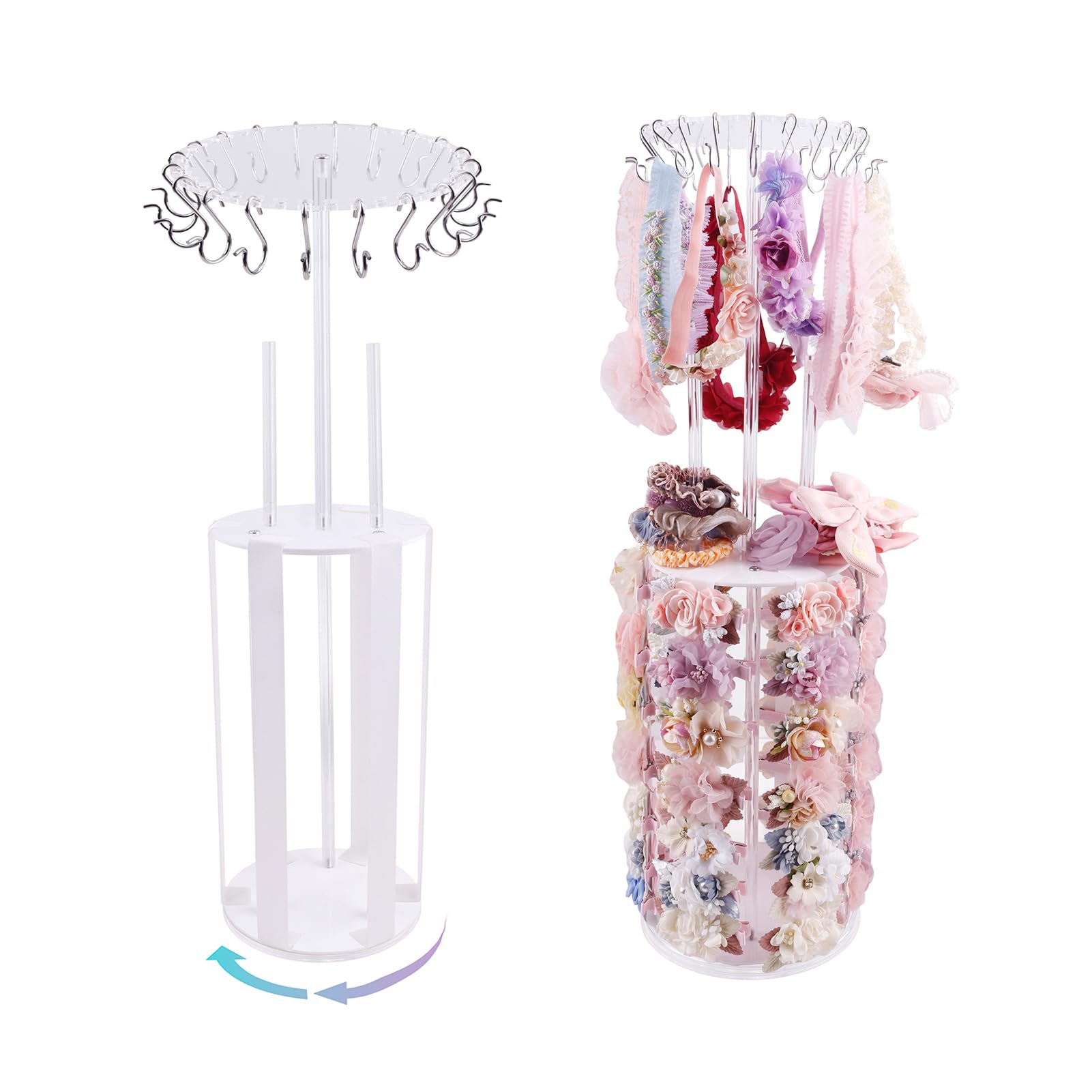 Cherrboll rotating base bow holder for easy styling