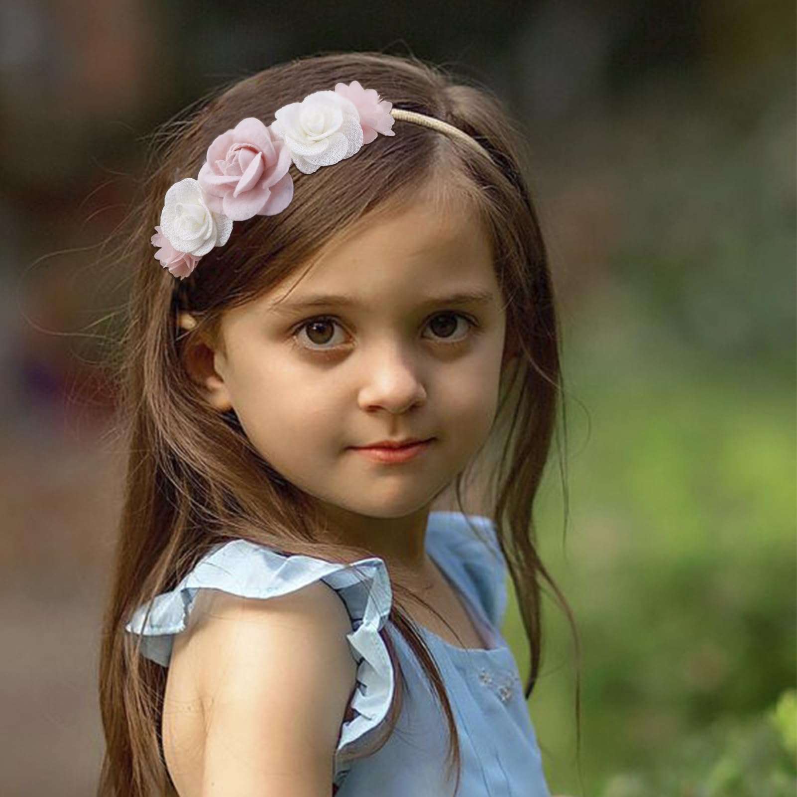 Cherrboll versatile flower bow headbands for birthdays, photos, and everyday wear.