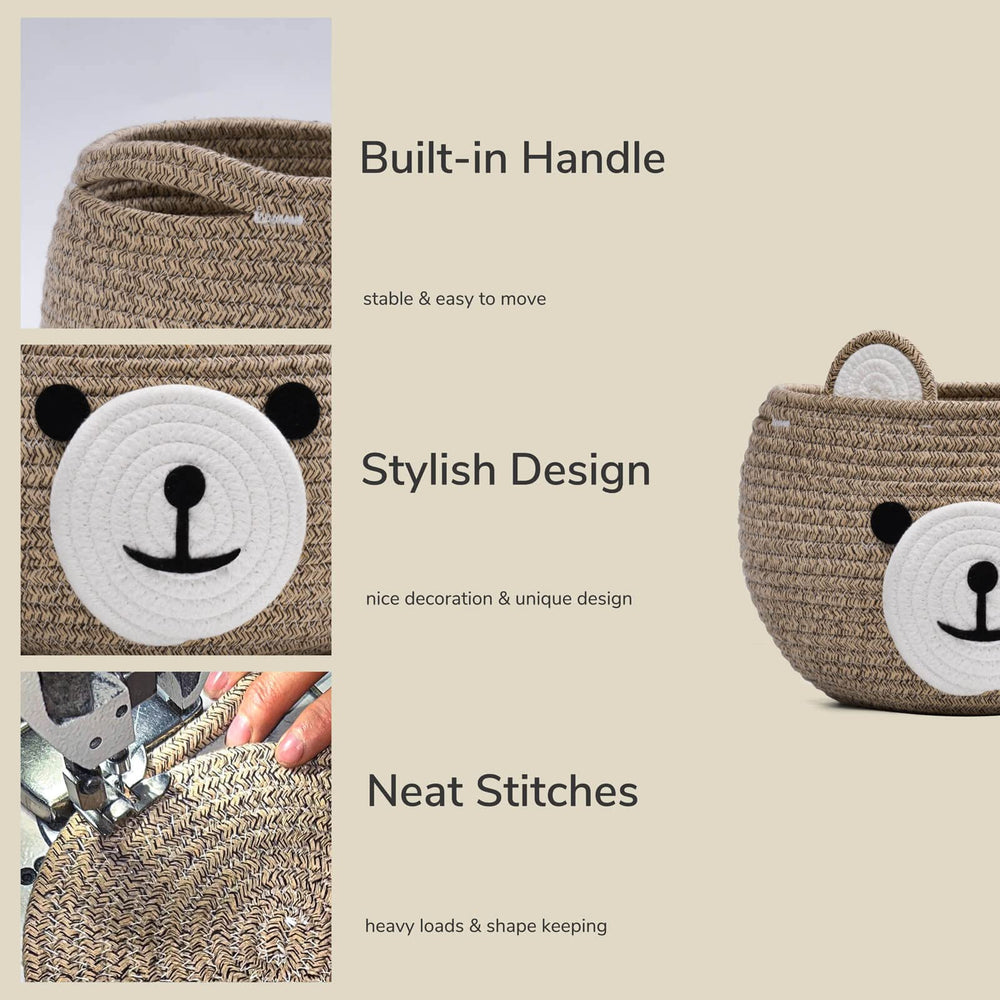 CherryNow folded-bear-basket design returns to shape when filled