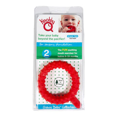 Chewy Tubes Chewy Q Knob textured teether supports early mouthing and mouth exploration