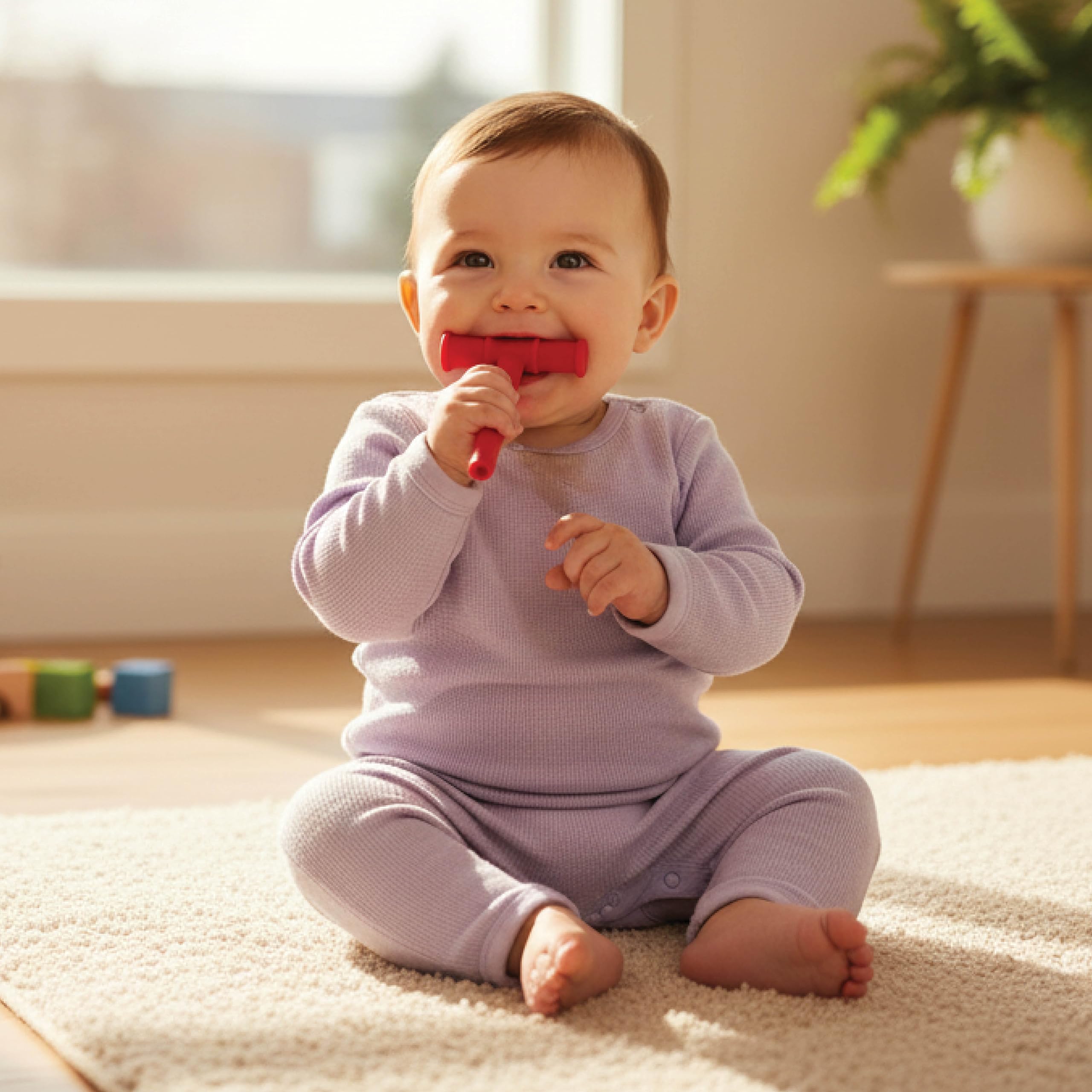 Chewy Tubes safety-focused, latex- and phthalate-free design supports safe chewing practice.