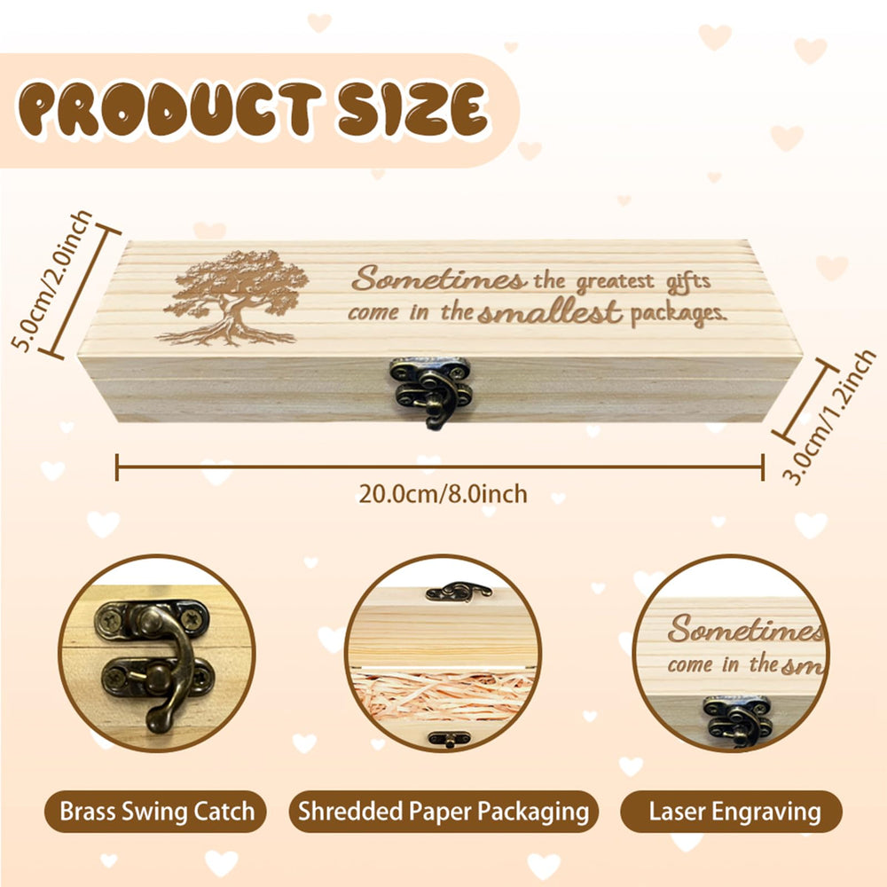 CHGCRAFT wooden keepsake box featuring a vintage lock for secure storage.