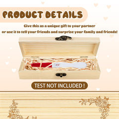 CHGCRAFT keepsake box with raffia ribbon for elegant presentation
