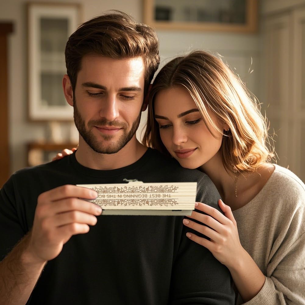 CHGCRAFT keepsake box stores pregnancy tests, jewelry, watches, and keys
