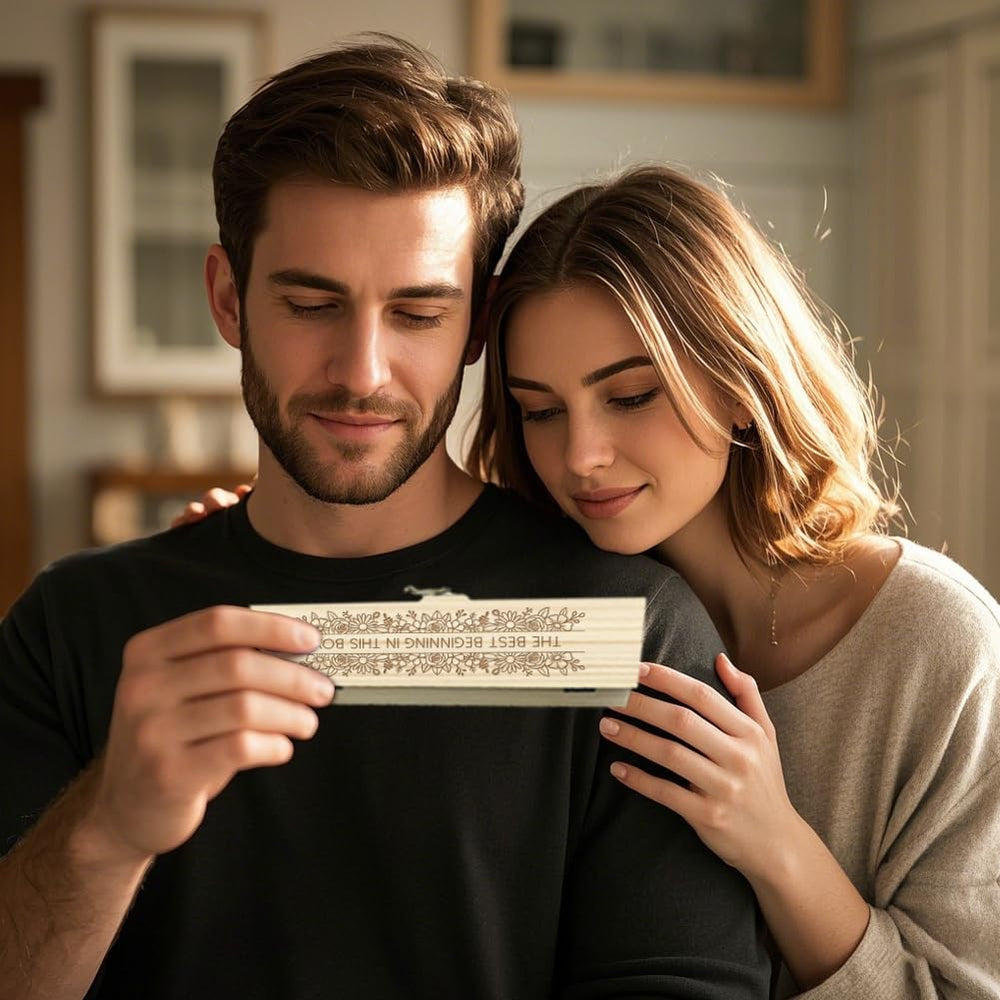 CHGCRAFT keepsake box stores pregnancy tests, jewelry, watches, and keys