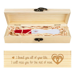 CHGCRAFT pregnancy keepsake box with heart design; ideal for storing the first test and memories.