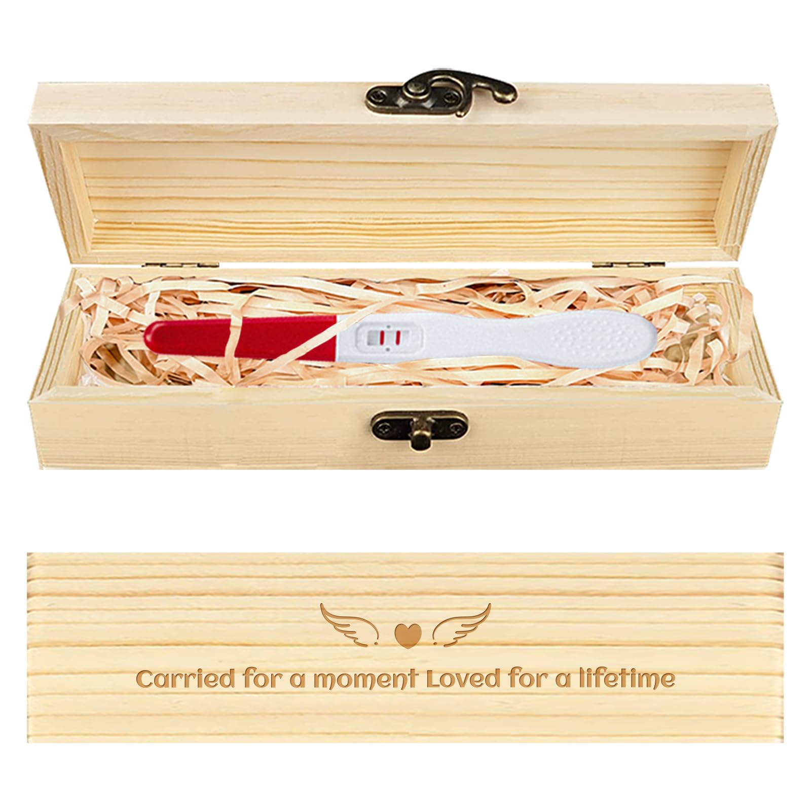 CHGCRAFT Wing and Heart Miscarriage Box engraving enhances treasured memories