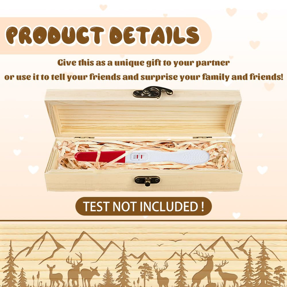 CHGCRAFT forest design box offers durable wood for long-term keepsakes.