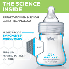 Chicco Duo INVINCI-GLASS resists stains and tastes transfer.
