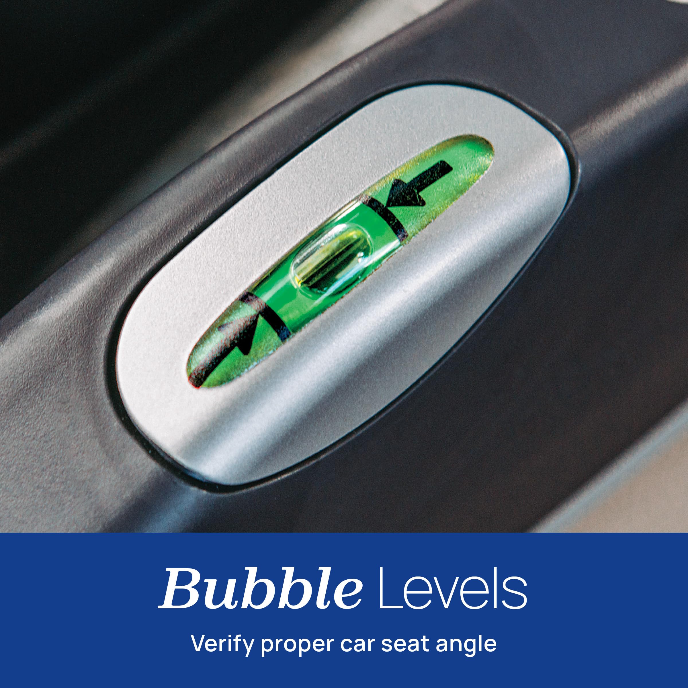 Chicco KeyFit Base LATCH connectors provide secure installation.