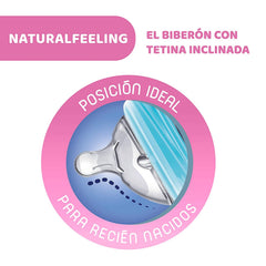 Chicco Natural Feeling 0m teat for newborn instinctive latching