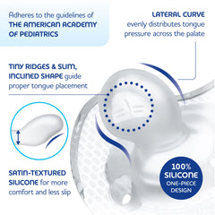 Chicco PhysioForma Luxe angled nipple supporting natural tongue positioning