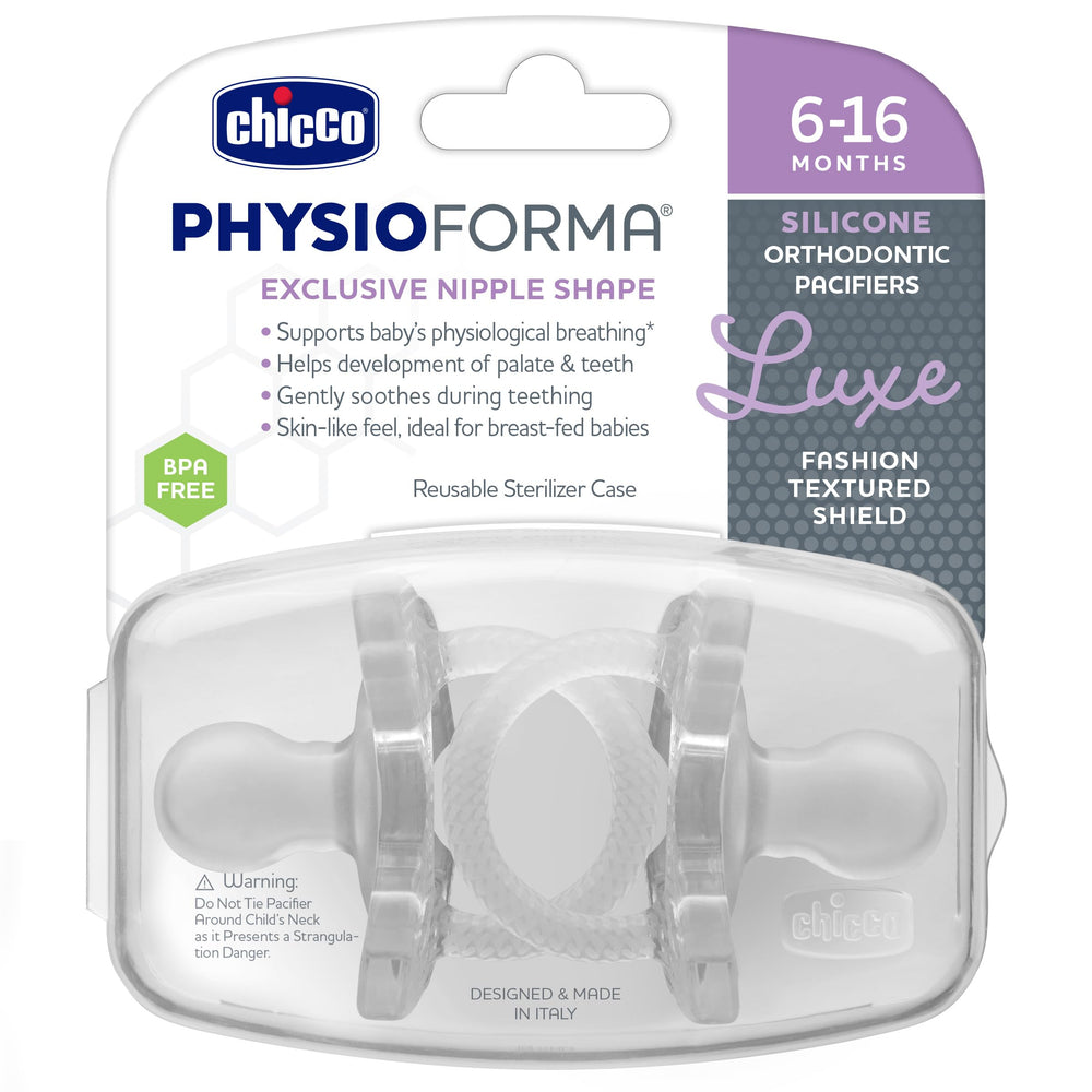 Chicco PhysioForma Luxe two-pack crystal set for convenient double supply
