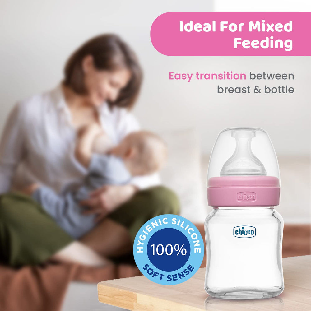 Chicco Well-Being 120ml easy-cleaning cap supports quick, hygienic cleaning.