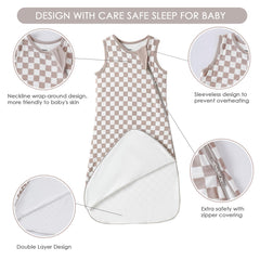 Chichoo rayon sleep sack wearable blanket promotes safe, comfortable sleep routines.