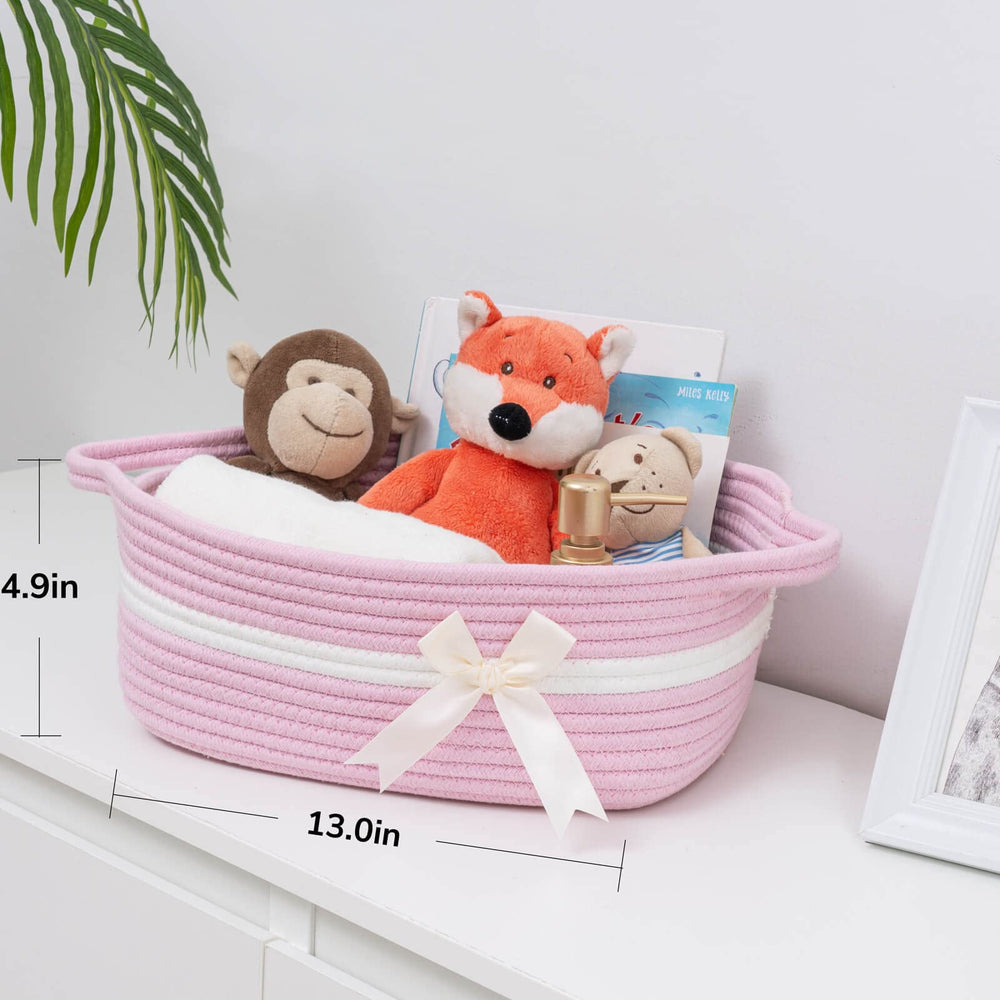 CHICVITA two-handled gift basket, perfect for housewarmings, baby showers, or Christmas.