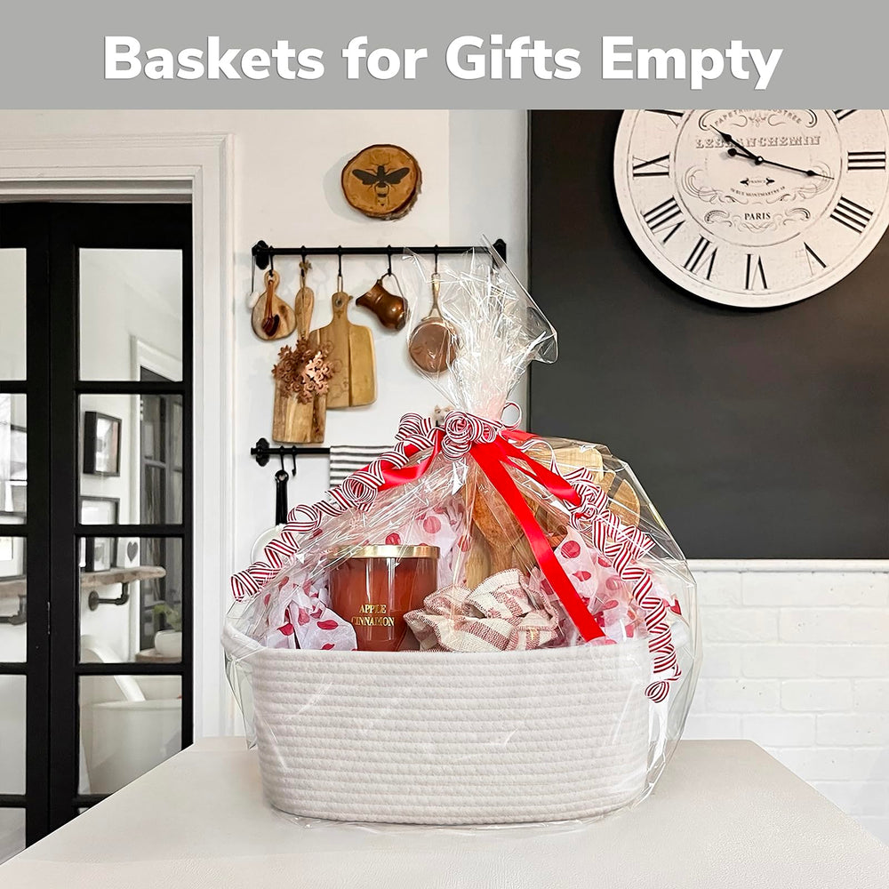 CHICVITA cotton-rope-basket soft-touch material safe for families.