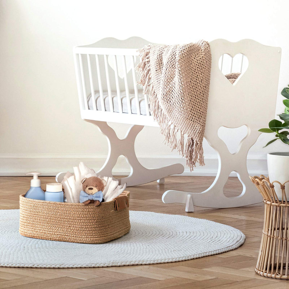 CHICVITA eco-friendly jute rope basket adds rustic charm