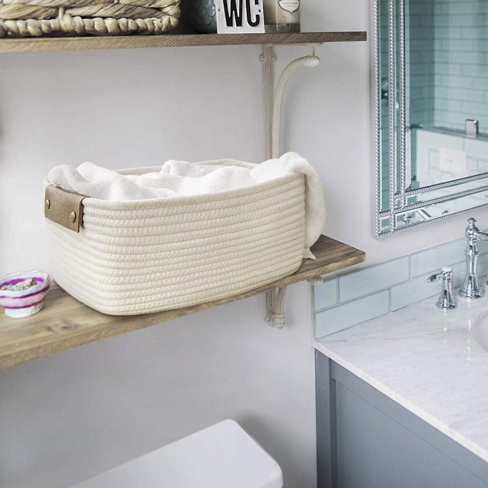 CHICVITA nursery organizer basket for tidy shelves and surfaces