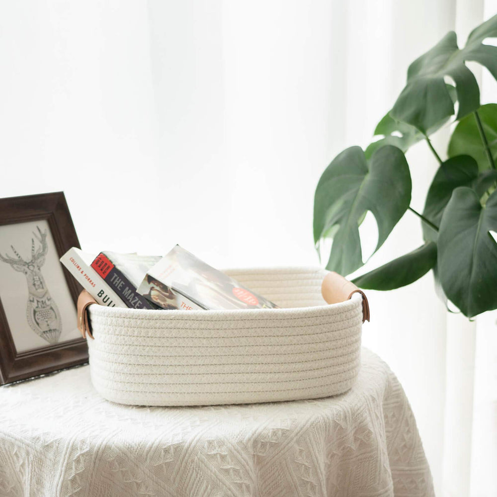 CHICVITA craft supplies basket offering versatile storage options.